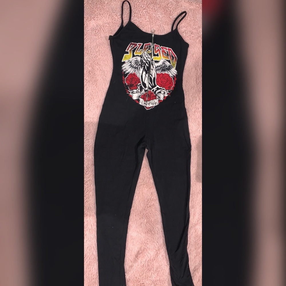 Black “Rock” Jumpsuit